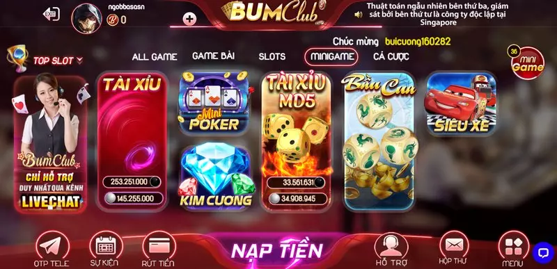 Kết nối đam mê với thiên đường đổi thưởng ấn tượng bum club